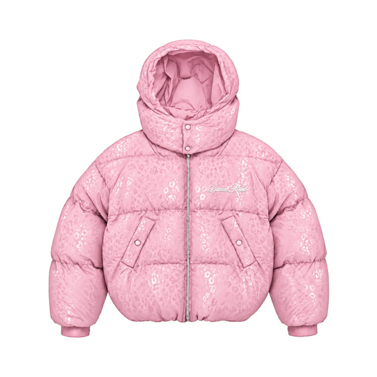 Leo Hooded Puffer - Pink