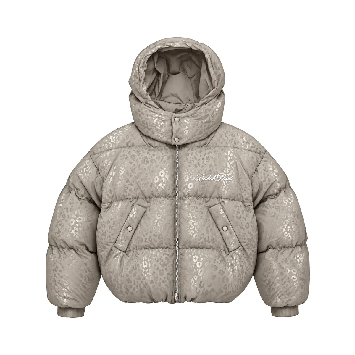 Leo Hooded Puffer - Grey