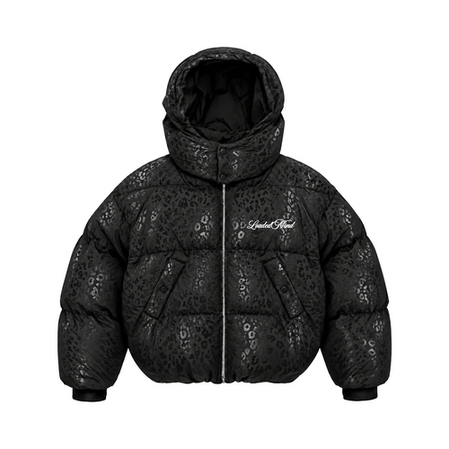 Leo Hooded Puffer - Black