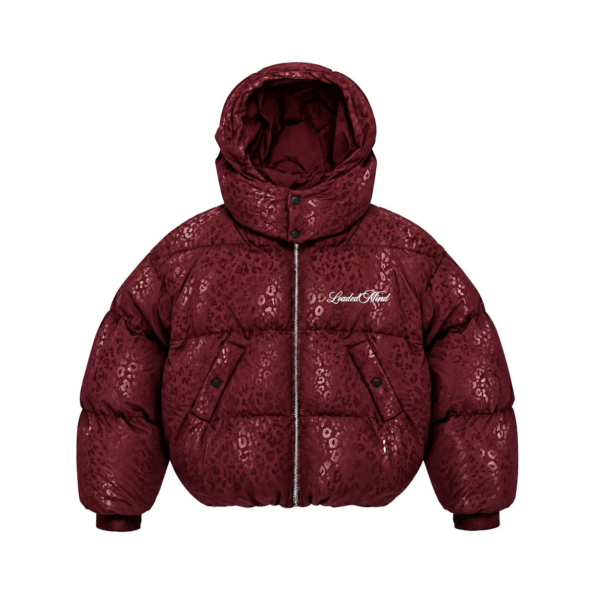Leo Hooded Puffer - Red