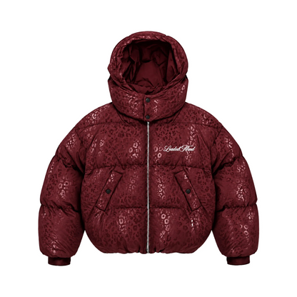 Leo Hooded Puffer - Red