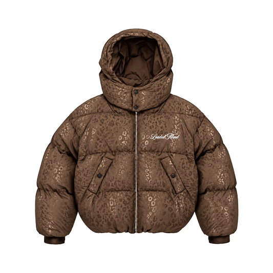 Leo Hooded Puffer - Brown