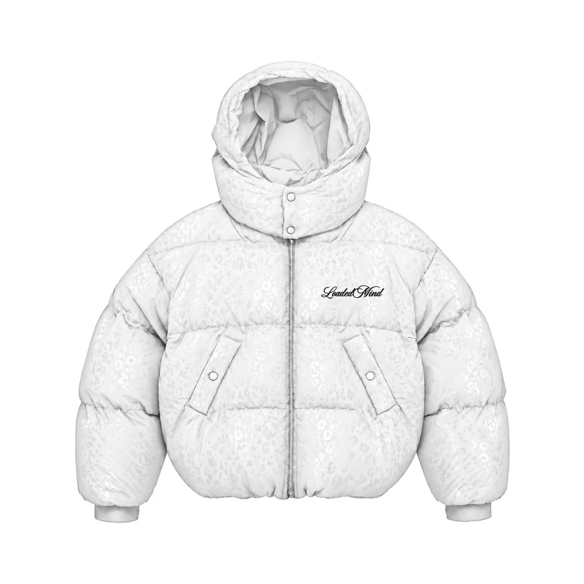 Leo Hooded Puffer - White